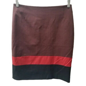 Akris Punto Colour Block Skirt  Viscose Wool 8